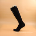 FAD certificated high quality solid letter custom sports compression socks for men